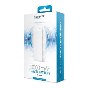 Prijenosno napajanje power bank TB-100M 10000 mAh bijela boja