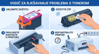 Originalni i Zamjenski Toneri i Tinte | HP, Canon, Brother | Toner Outlet Printer ne prepoznaje toner ili boju nakon zamjene